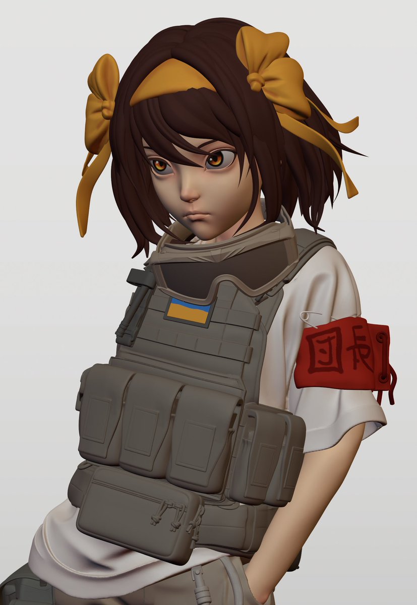 3dcorsair95's tweet photo. HaruhiSuzumiya 
＃涼宮ハルヒ #haruhiSuzumiya #haruhi #anime #3dcg

Pose :@theposearchives https://t.co/IMQMWDMnxC