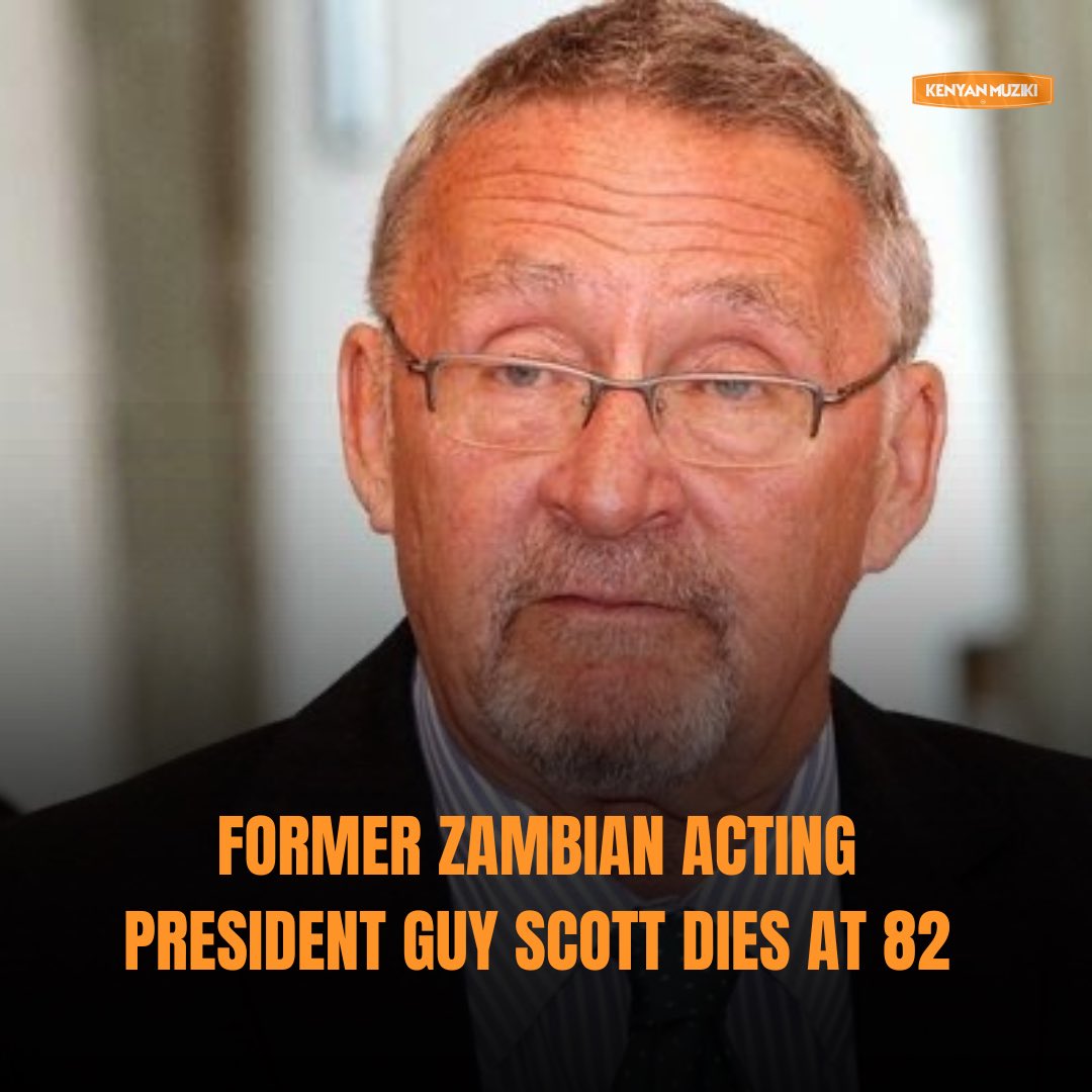 KenyanMuziki's tweet photo. Former Zambian Acting President Guy Scott has died at the age of 82.
President Hakainde Hichilema has announced that he will be accorded a state funeral.
📸 Courtesy: @xtrafrica
#KenyanMuziki #WeAreTheNews #GuyScott #Zambia https://t.co/3EPbv1i5bm
