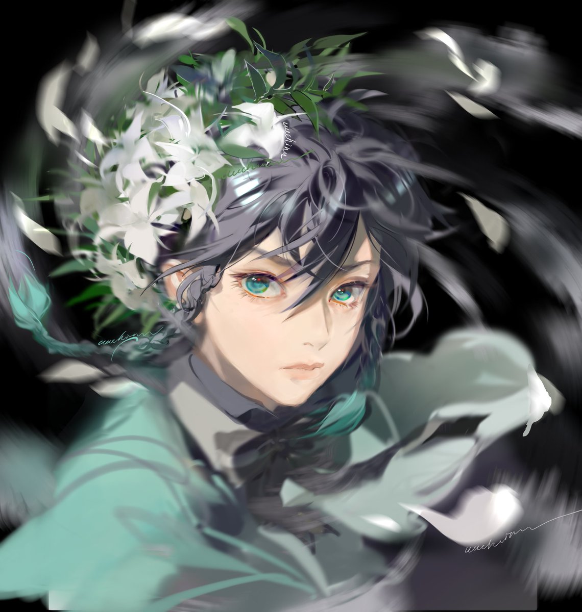 uuchinn's tweet photo. Shape of wind: Breeze, hurricane, zephyr. God I love #VENTI #Gensinimpact #genshinfanart https://t.co/0FJwVPPC34