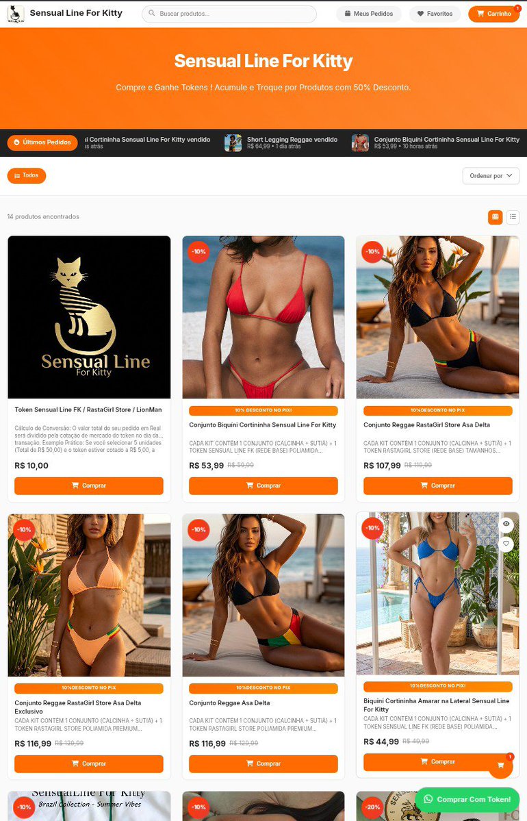 Sensuallinefk's tweet photo. CLUB EXCLUSIVO 50%DESCONTO
(Usando Token da Loja)
10% DESCONTO no Pix
+ 1 TOKEN SENSUAL LINE FK
POLIAMIDA PREMIUM PROTEÇÃO UV40
TAMANHOS DISPONÍVEIS
P, M e G
$AtelieZCoin $RastaGirl $Sensual line #shopee #achadinhos #UtilityToken $ETH https://t.co/Q3Qb3EnlmU