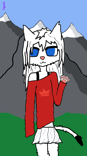 xookygd's tweet photo. lynx girl !! 
nuki says hi :3 https://t.co/k8FWynZ9Dr