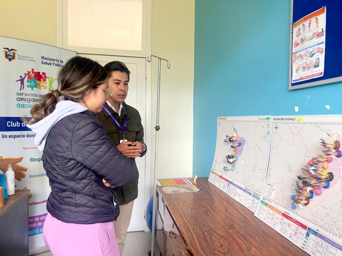 saludazuay_'s tweet photo. Equipo de la Oficina Técnica Santa Isabel-Girón-Camilo Ponce Enríquez, supervisó el Centro de Salud Tipo A Shaglli, en el cantón #SantaIsabel, con la finalidad de verificar la atención de los servicios de salud 🏥, abastecimiento de medicamentos 💊 y programa de vacunación https://t.co/UvCtYxxA96