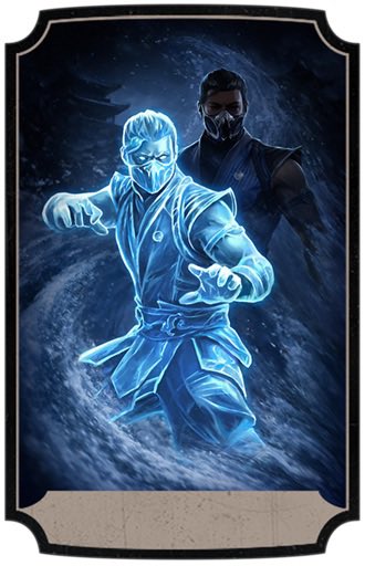 ManWithNoGame45's tweet photo. New Support Kard artwork for Sub-Zero in #MKMobile with Update 7.3 https://t.co/t08LoYrqTJ