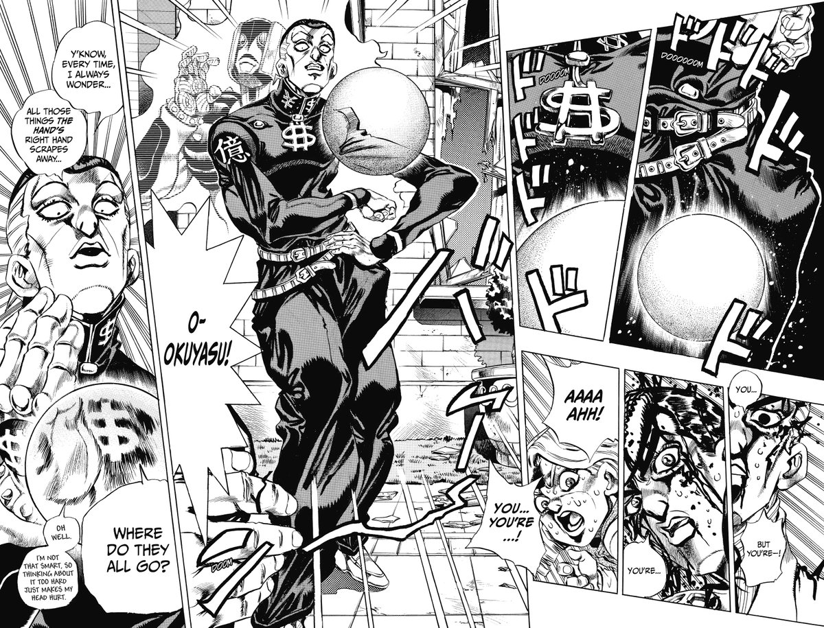 jjbatl's tweet photo. July 16, 1999

Josuke tricks Kira into destroying Yoshihiro Kira.

Okuyasu is resurrected. https://t.co/XQbo44GbFH