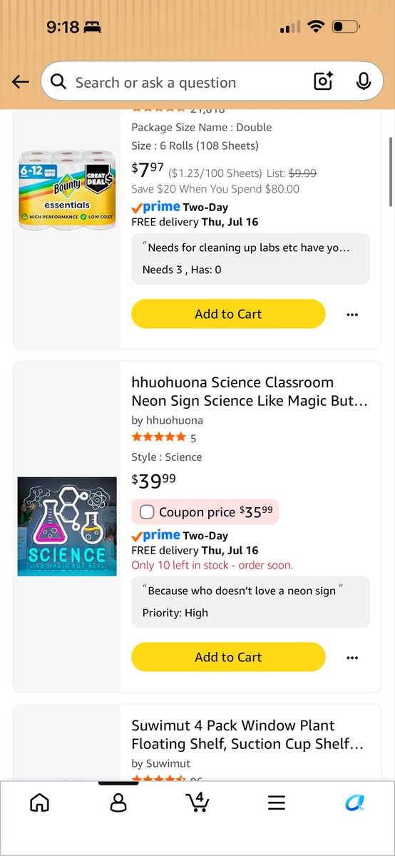 MrsSciencein6th's tweet photo. https://t.co/TwB1zlJr4C
Who can help clear one of these items tonight for my scientists? 😄 #middleschool #science #scienceisreal https://t.co/IntOGKAAJw