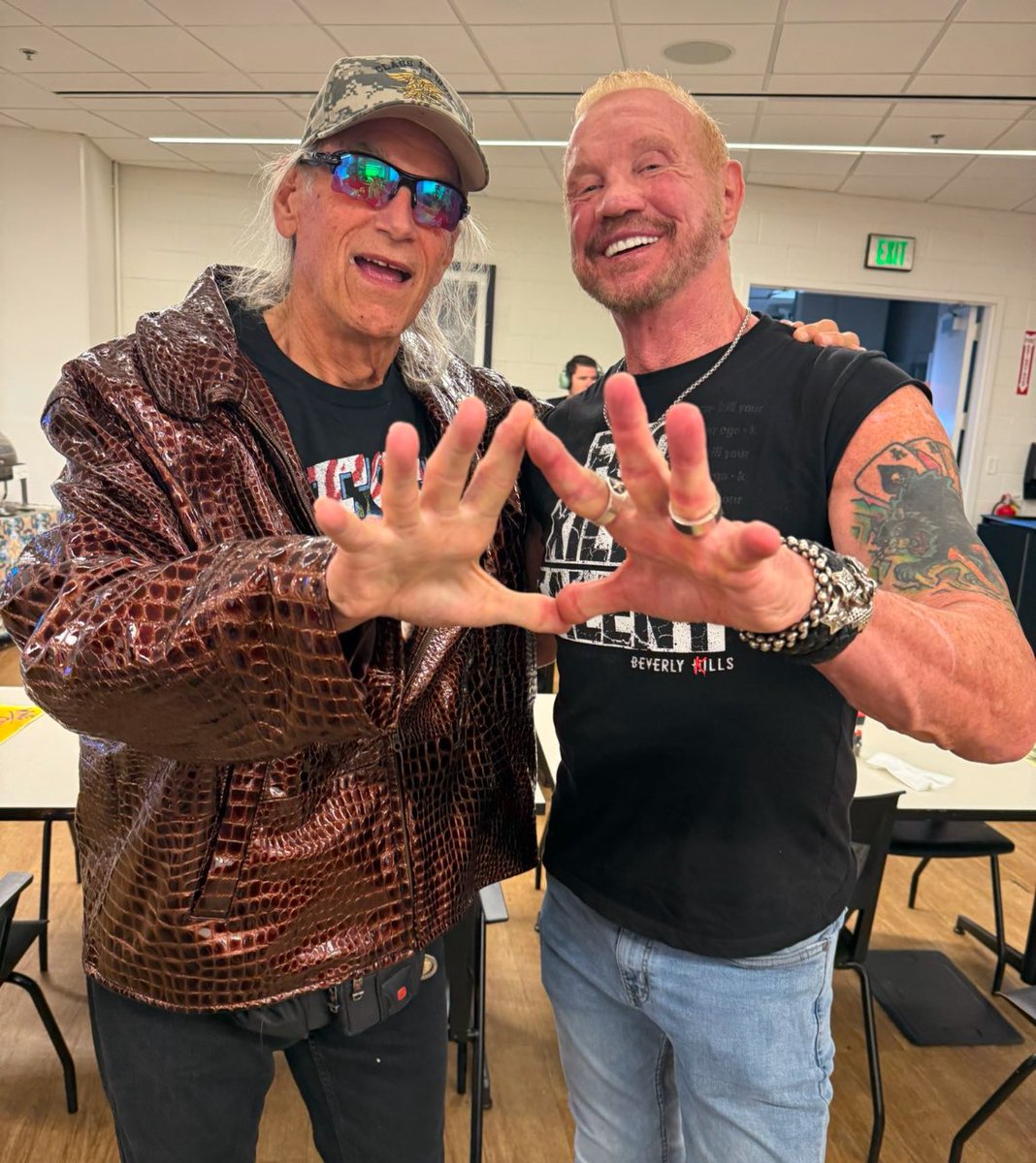 RealDDP's tweet photo. Can’t let the day go by without sending a huge birthday shoutout to my friend and one of the reasons I wanted to get into the business, the legendary @GovJVentura!

Hope it’s a great one brother!
DDP 💎 https://t.co/bNOKFBWFc3