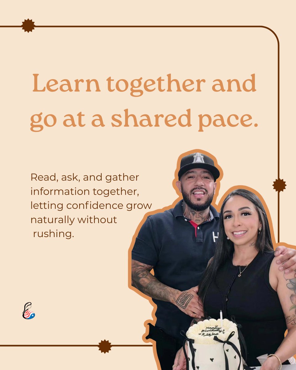 PatriotSurro's tweet photo. Your partner may have questions or fears and that's okay. They usually come from love and protection. 🤍 Confidence grows when both of you feel informed and included. 🌱 https://t.co/tFCAdxI6GZ