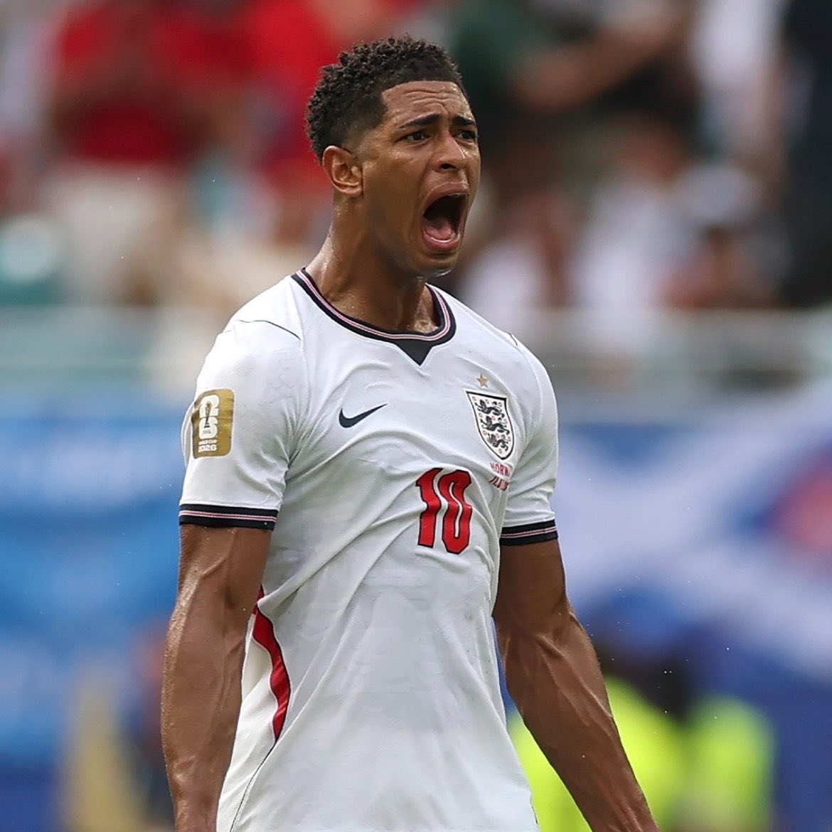 JacobHorsfall_'s tweet photo. Hope people don’t forget this Jude Bellingham tournament. One of the greatest displays by an English player in World Cup history. His interview post Semi-final speaks volumes too. We may not have got it done,  but we can be proud of this group. Jude as skipper for the next WC 🏴󠁧󠁢󠁥󠁮󠁧󠁿 https://t.co/fM2FCG8Nqo
