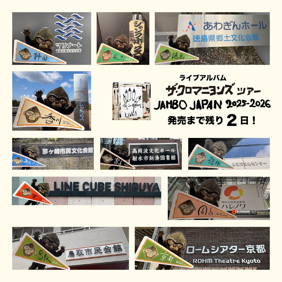 ザ・クロマニヨンズ ライブアルバム 「ザ・クロマニヨンズ ツアー