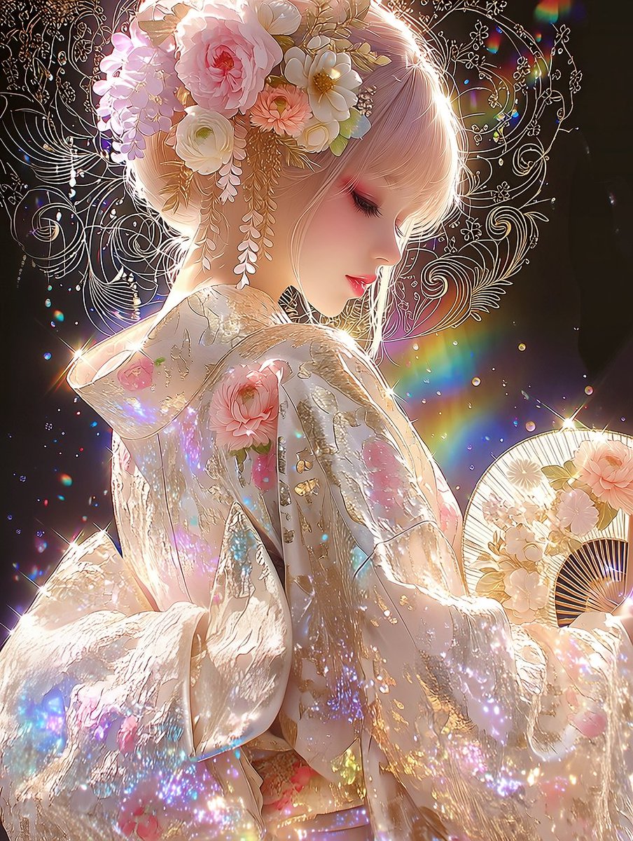 _NATSUch_'s tweet photo. 闇に咲く花あかり
#AIイラスト https://t.co/XpETCQeC4C