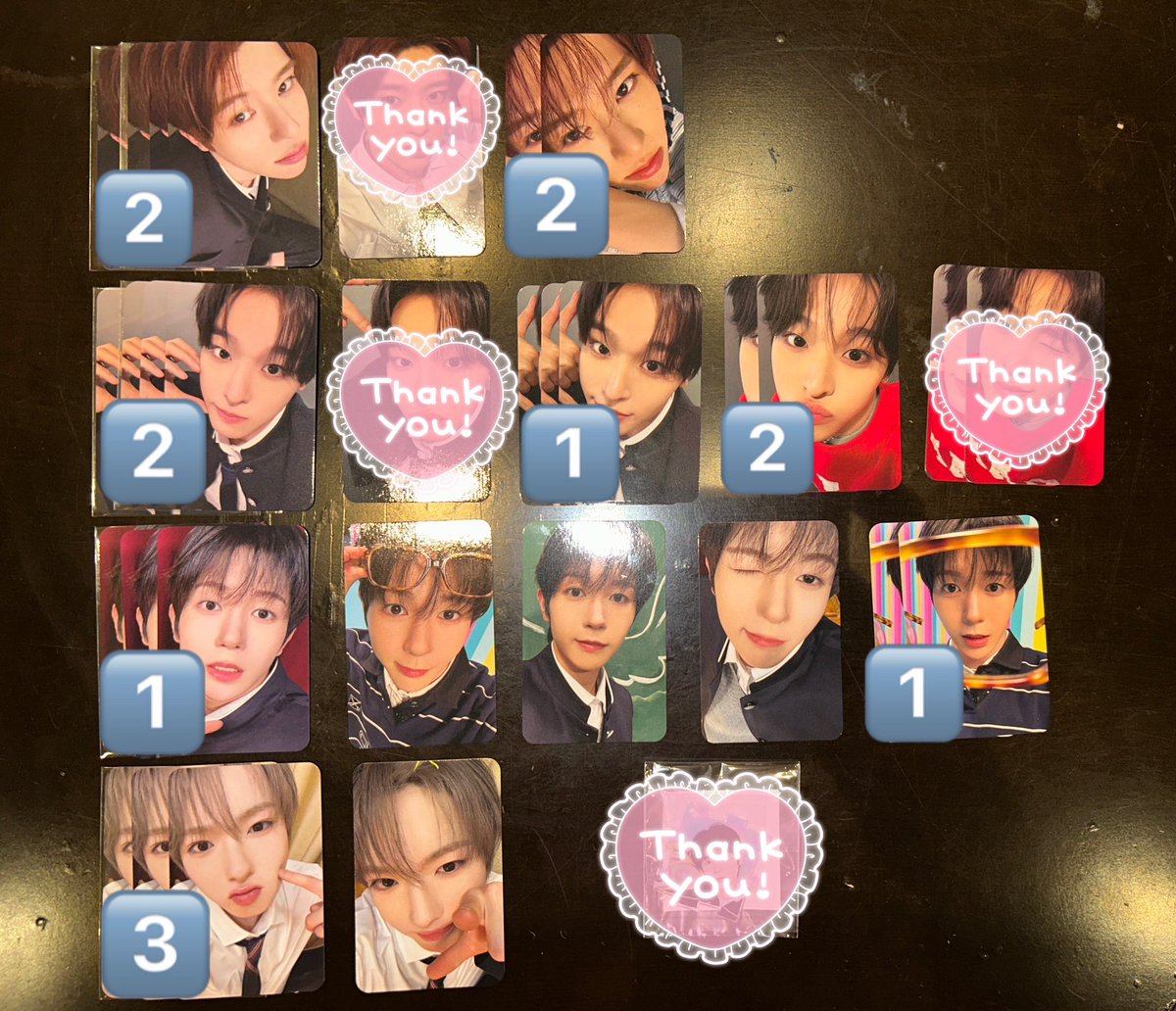 PoMu_0229's tweet photo. 【交換】nctwish NCT WISH YO-I-DON! BOY MEETS GIRL トレカ タワレコ HMV mu-mo Weverse 特典

譲→シオン リク リョウ サクヤ

求→💖、未所持過去トレカ(ジェヒ・ユウシ)

・郵送交換希望📮

お気軽にお声かけください🌸 https://t.co/75iVrRDld7