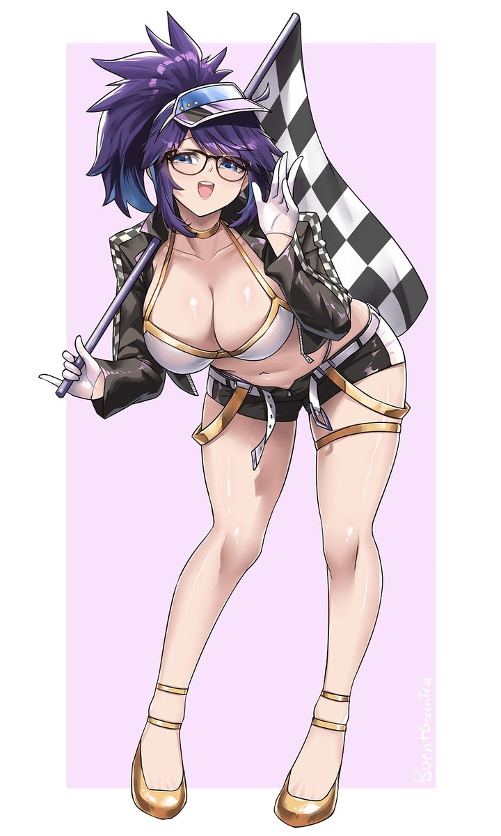 Burnt_Green_Tea's tweet photo. Race Queen Kson
#KsonART https://t.co/dYRxOSsGvL