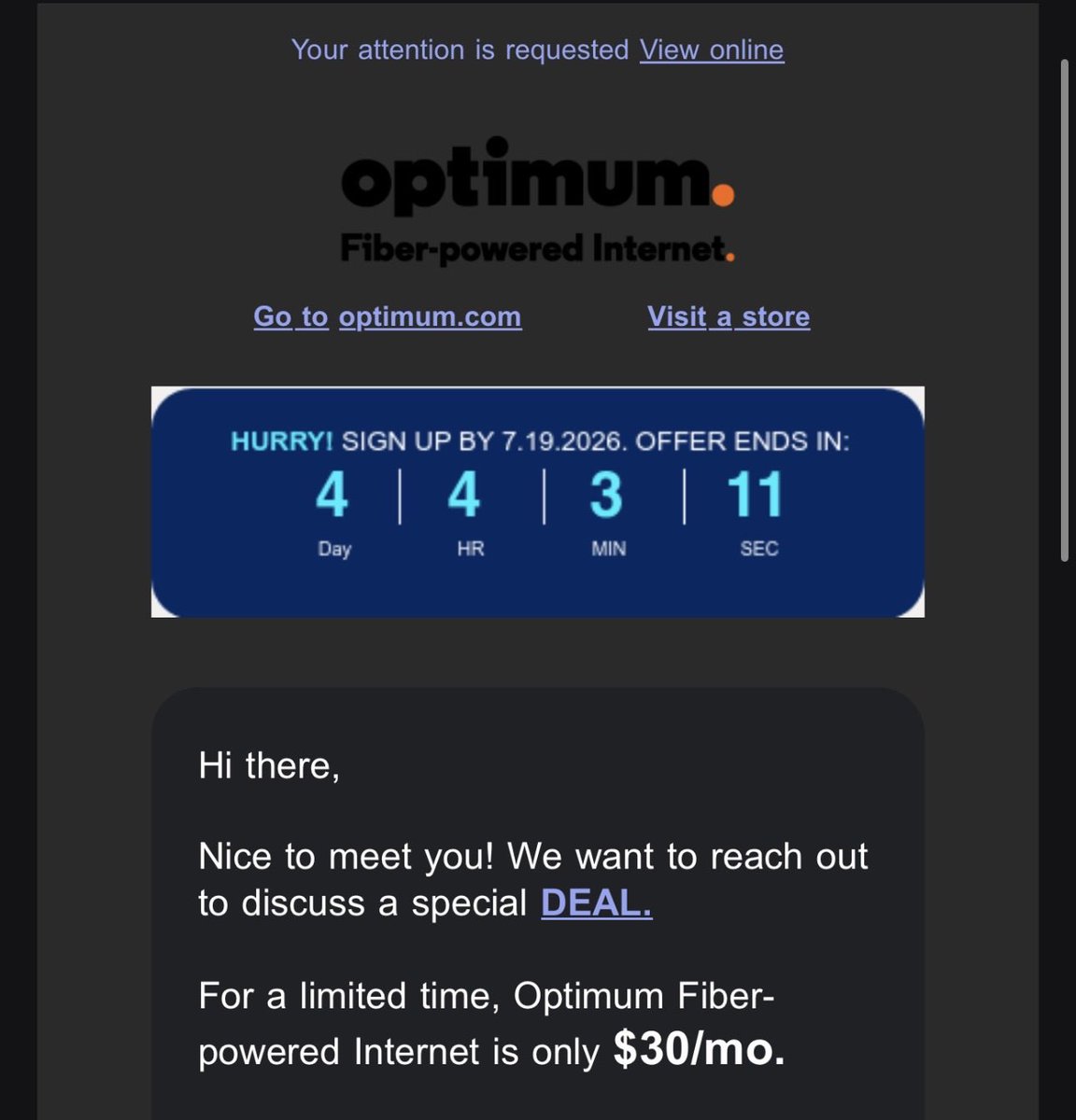 cardboardchasin's tweet photo. @OptimumHelp @optimum what billing information? https://t.co/tLwIkmgNhf