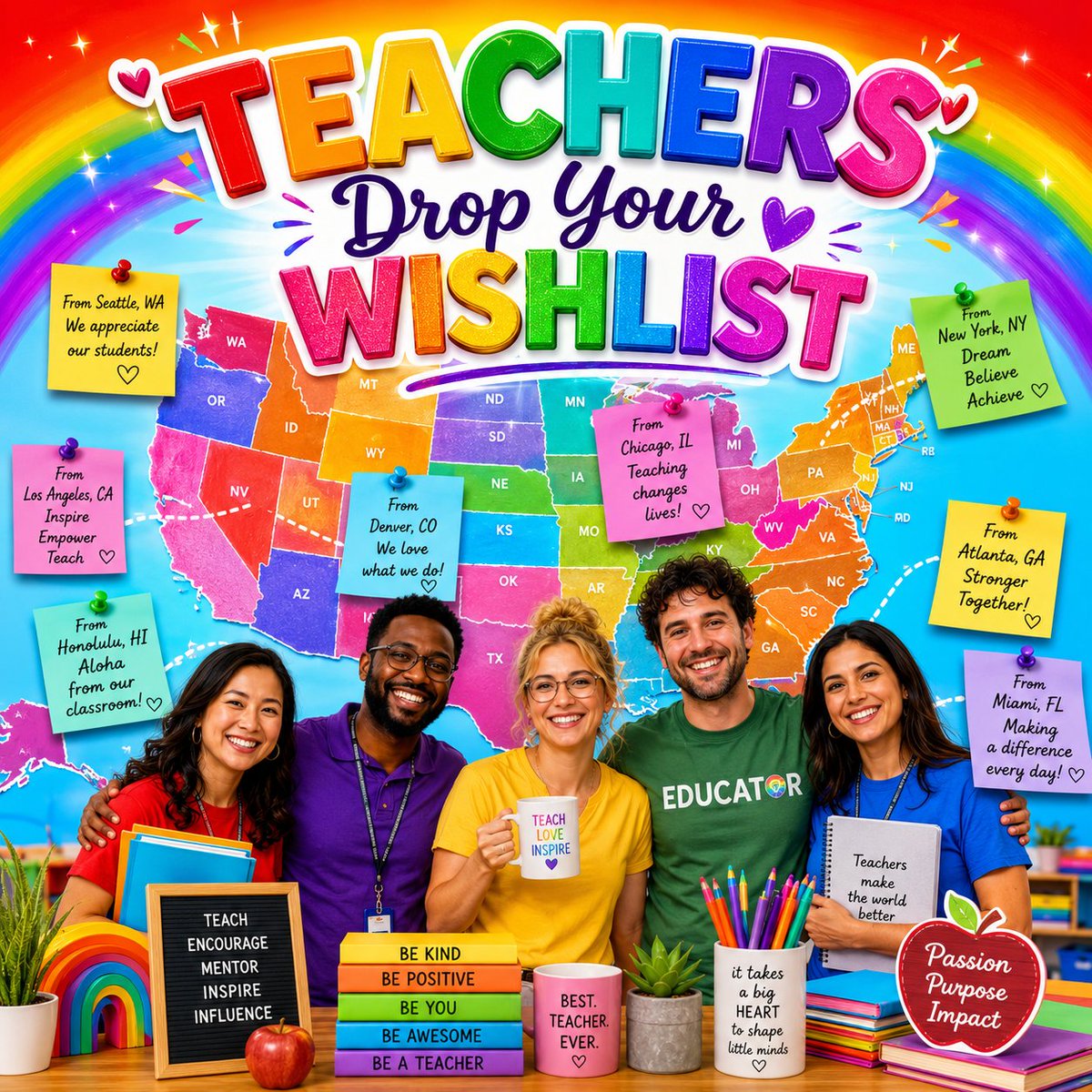 Clear The List | Supporting Teachers & Classrooms tweet media