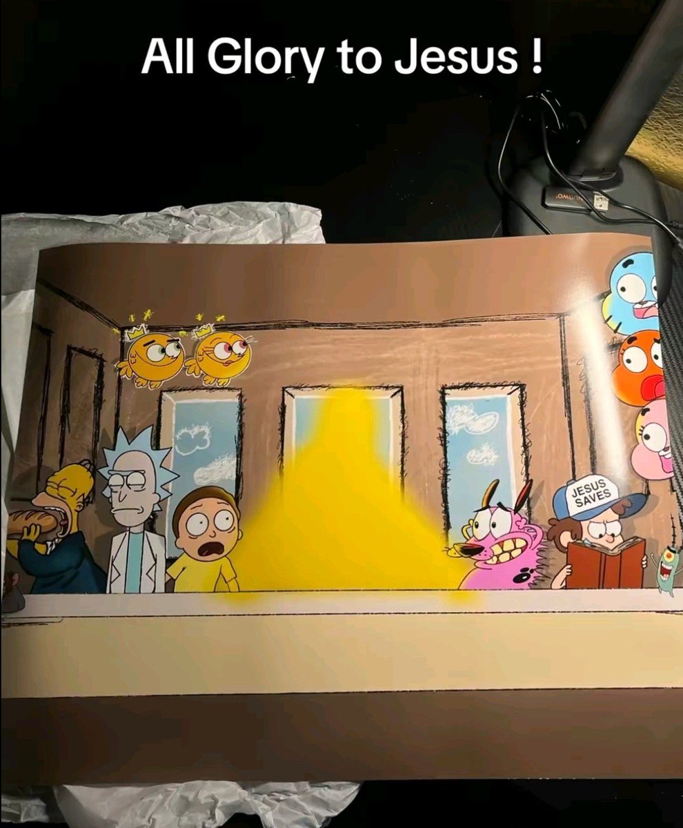 M_O_Gwhy's tweet photo. Someone made this rendition of The Last Supper. https://t.co/k76na2yCZ1