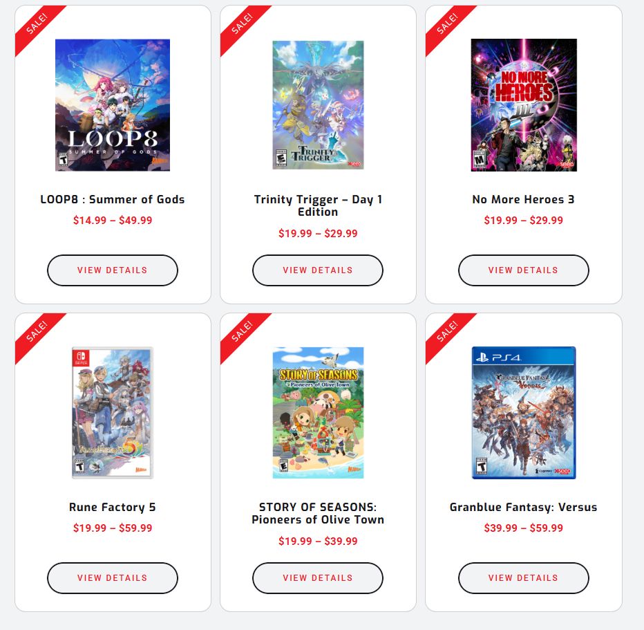 Wario64's tweet photo. Marvelous Store sale https://t.co/1KxHgbu7sg https://t.co/dwFIF421ol