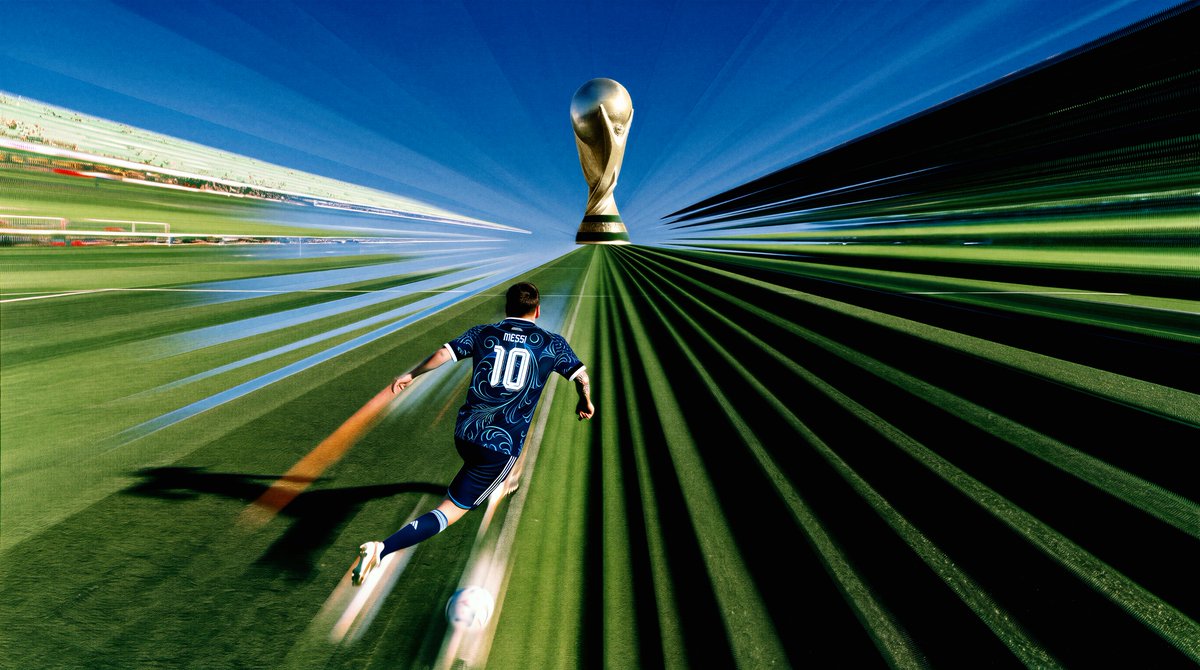 lloydcreates's tweet photo. Messi with the tunnel vision https://t.co/g2UrC0j1ww