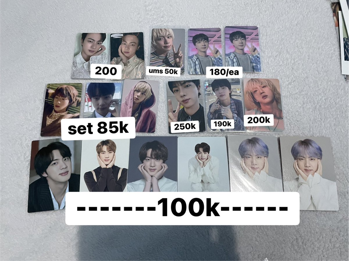 bts_voote's tweet photo. HELP RT💜
Wts want to sell
Wts bts ina

✅ shopee
❌ Adm &amp; pack
📍Bekasi
not for sensitive buyer

Wts bts jin happy ld pob jpfc ums raffle jin answer f awan dicon bts murah wts suga pc jimin pob ums suga awan its now yoonjin https://t.co/nGtxYh5ojA