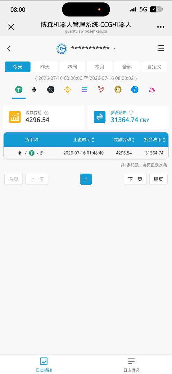 liujian_'s tweet photo. 任行情跌涨，继续收割波段
#量化机器人  7.16 凌晨量化汇报 #比特币 #btc #bitcoin https://t.co/OweyVNdA3v