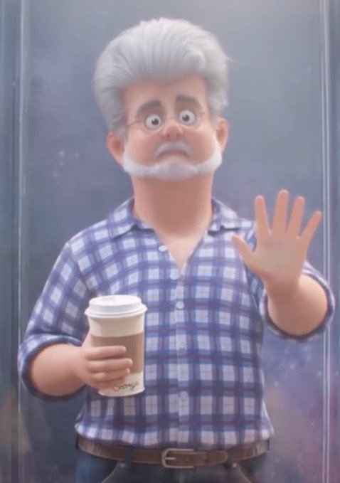 CultureCrave's tweet photo. George Lucas' 'Minions &amp; Monsters' cameo has been officially released 

(via @Minions) https://t.co/itQldr3Jnv