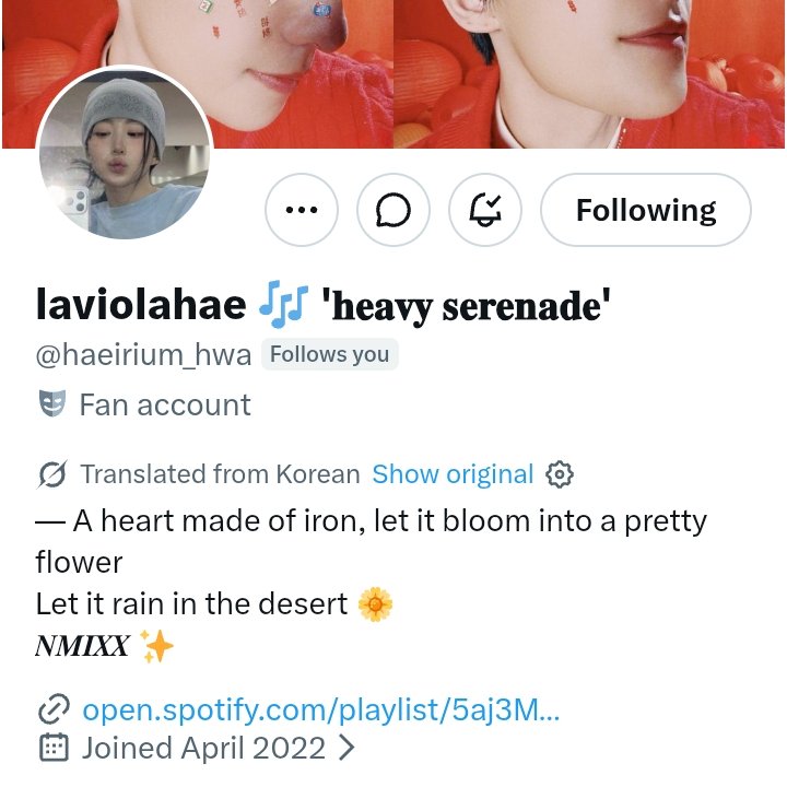 katakikan_'s tweet photo. Account *haeirium_hwa is being hacked by someone, so please don't interact with NSWERs for now, because there's a possibility of something strange happening again. I, as owner of the account, am also trying to looking for a solution so that the account can come back again 😭🙏🏻 https://t.co/w9oNdSfoVH