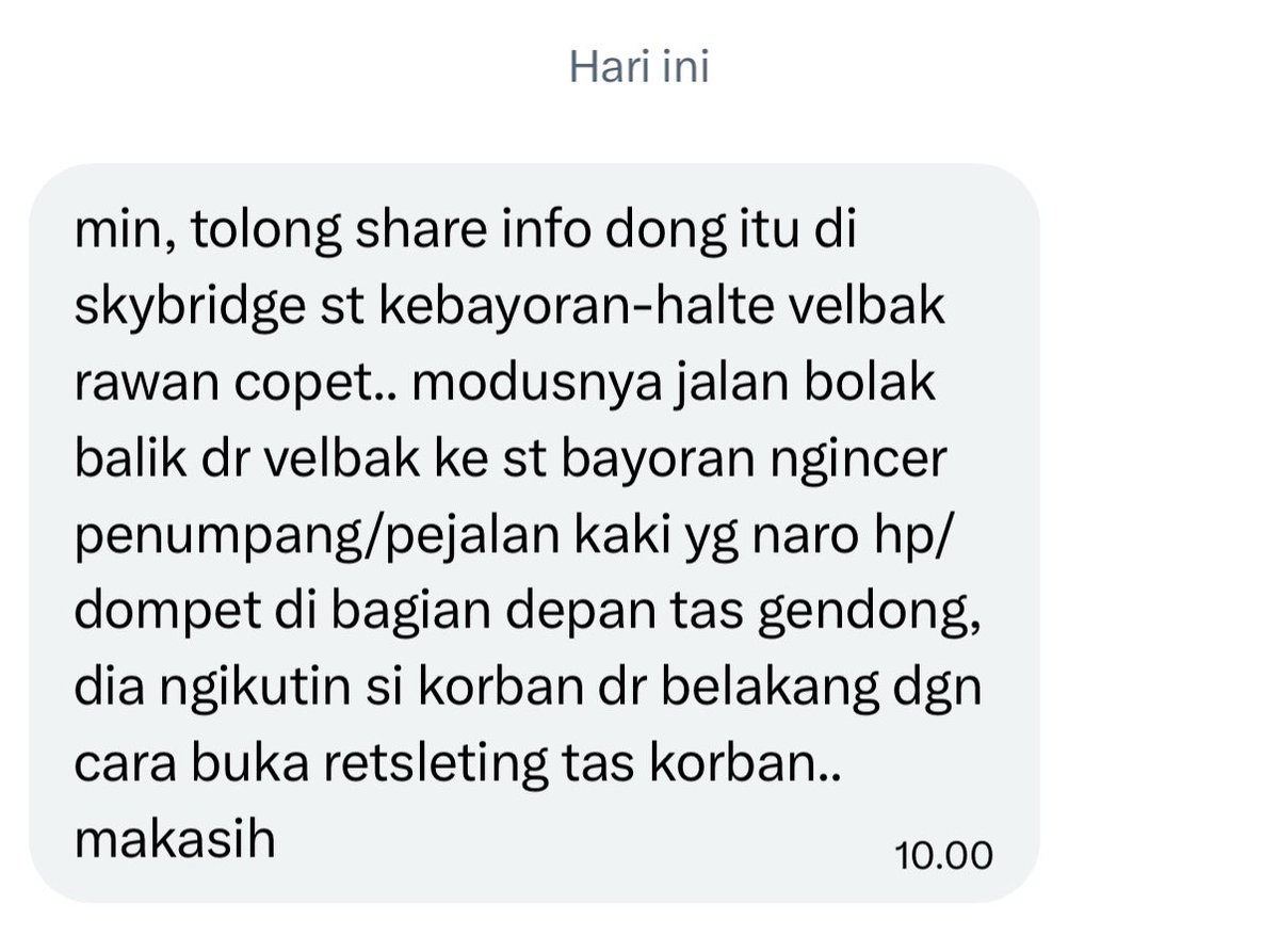 txtdrjkt's tweet photo. tiati ya, masih banyak kejahatan berkeliaran https://t.co/aJv1t3YPs6