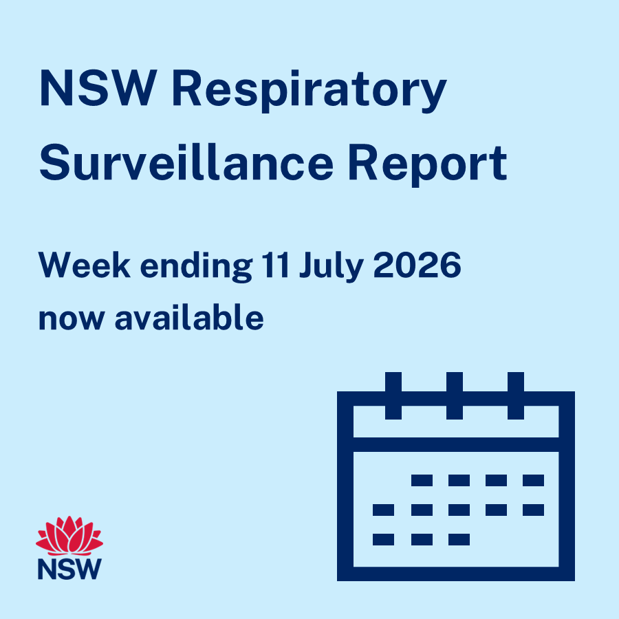 NSWHealth's tweet photo. RSV remains at a high level of activity. Influenza activity remained at a moderate level. COVID-19 remained at a low level of activity.

Full report:
https://t.co/KuU10ocggY https://t.co/MH299zKYXF