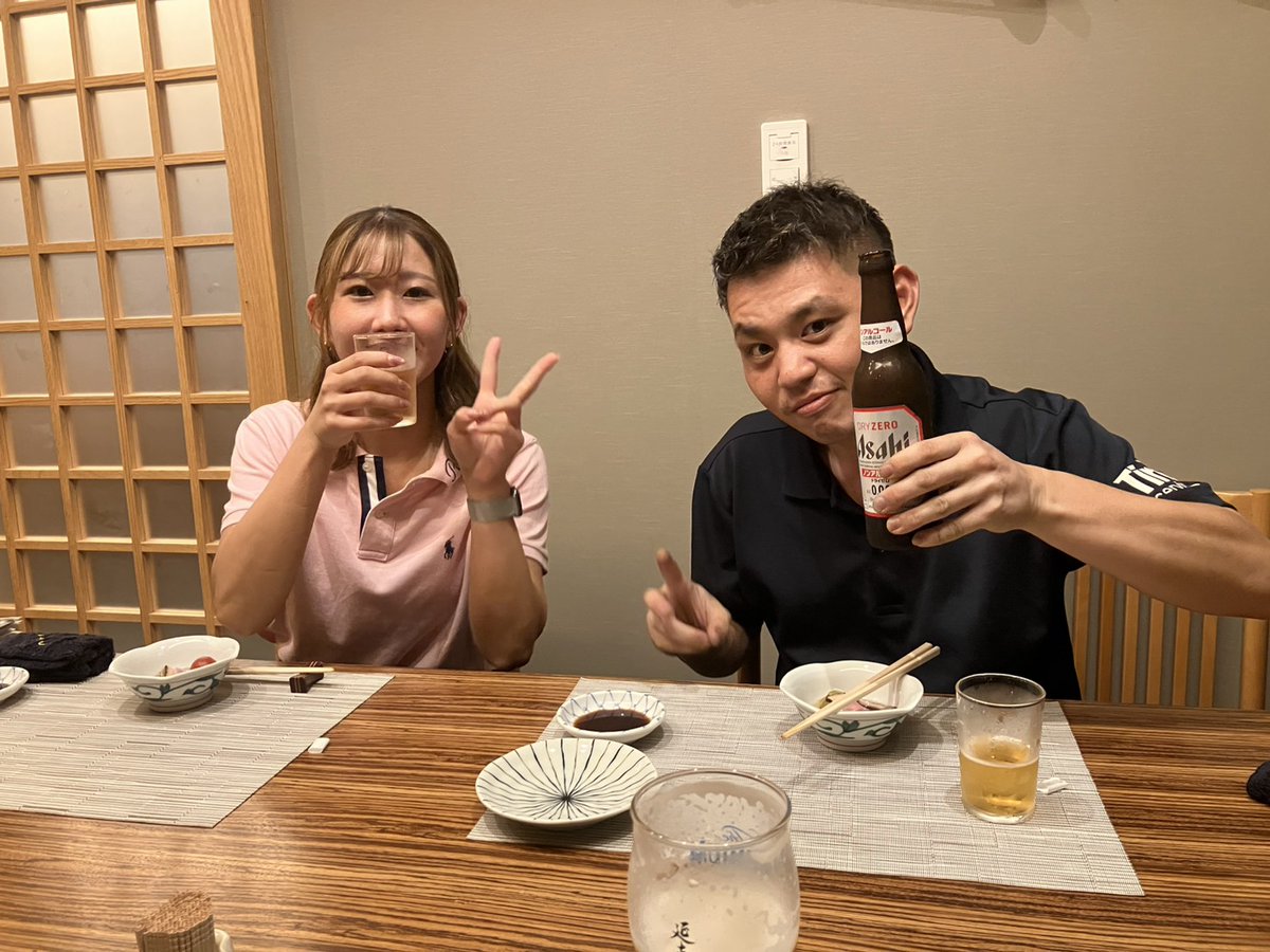 tsjimbr's tweet photo. タイヤサービスJです✨️

社員のプライベートの投稿です！
昨日の仕事終わり、ダーツに行きました😁
夜ご飯をかけてチーム戦でやりました！
皆さんは勝者と敗者分かりましたか？
ダーツ後はお寿司を食べに行きました✌️
すごく美味しかったです☝️
ご馳走さまでした！！ https://t.co/0mglpJFG7F
