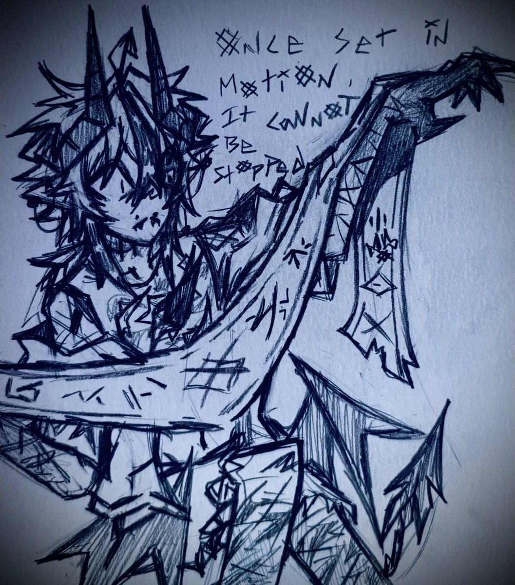 DeadBoyDyr's tweet photo. My sketching and rendering do not even look similar I’m SOBBING DO YOU THINK I HAVE TALENT TO DRAW THAT? NO ???? I just doodle for fun https://t.co/akMtYEYzmz