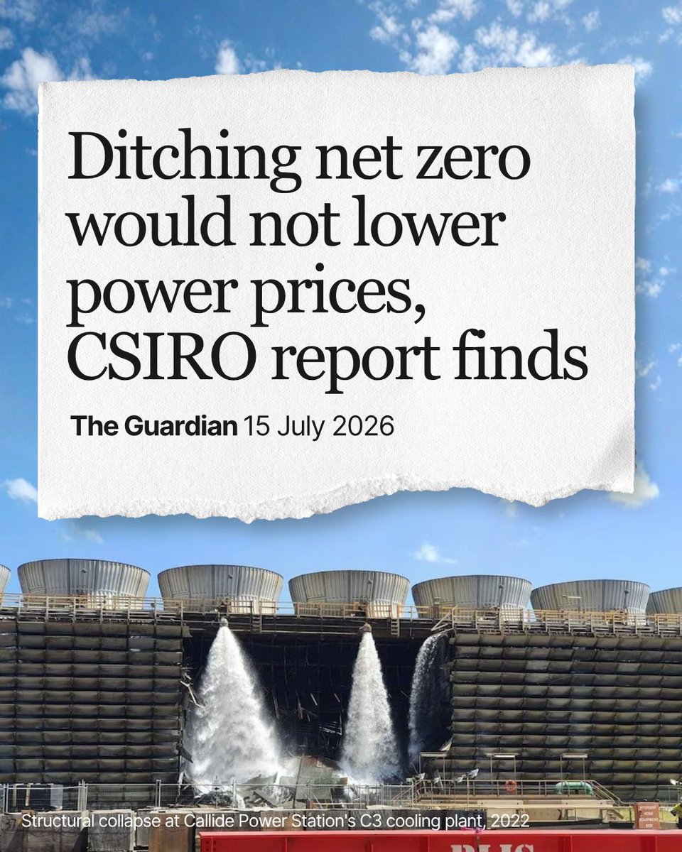 cleannrgcouncil's tweet photo. CSIRO's GenCost report confirms renewables are the cheapest way to power Australia, beating nuclear and coal.

👉 Find out more https://t.co/NGrL8nzNcv
#NetZero #GenCost #Nuclear https://t.co/yrmEjRWWTo