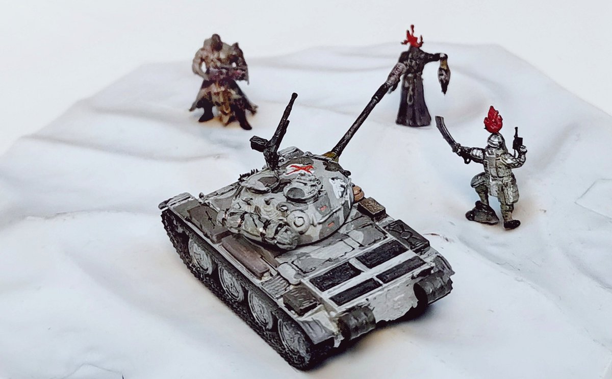zhxhrzs's tweet photo. Chinese Type 59-16 light tank ,for my Trench Crusade fan novel.#trenchcrusade #Chinesetank #tank #架空戦車 #type59 #warhammer https://t.co/qonuihM8f4