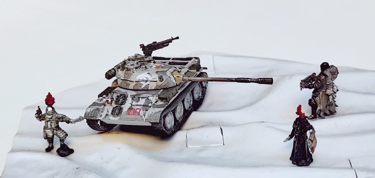 zhxhrzs's tweet photo. Chinese Type 59-16 light tank ,for my Trench Crusade fan novel.#trenchcrusade #Chinesetank #tank #架空戦車 #type59 #warhammer https://t.co/qonuihM8f4
