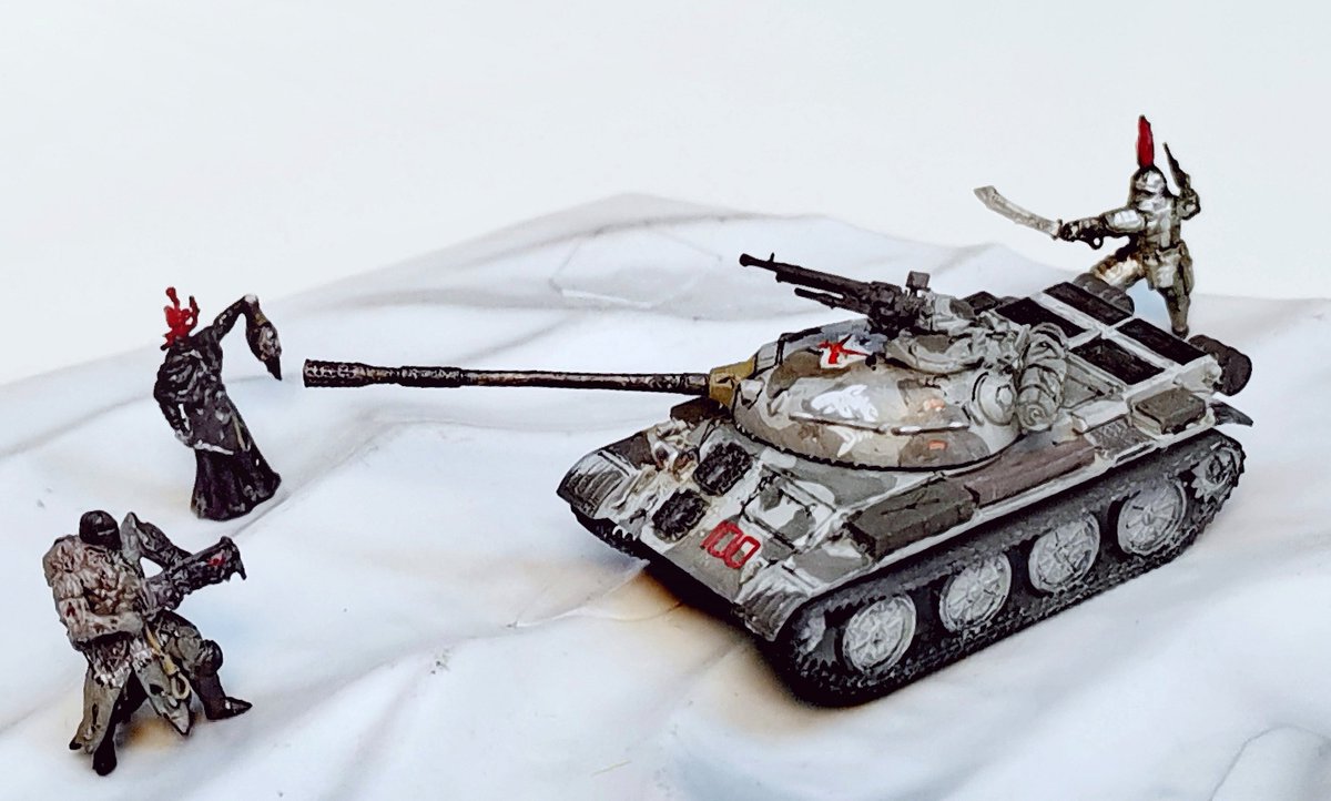 zhxhrzs's tweet photo. Chinese Type 59-16 light tank ,for my Trench Crusade fan novel.#trenchcrusade #Chinesetank #tank #架空戦車 #type59 #warhammer https://t.co/qonuihM8f4