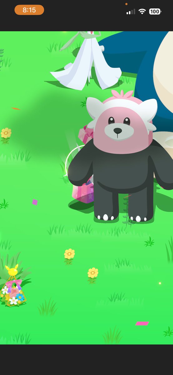 Gosyuyu_nyon's tweet photo. #ポケスリ3周年をみんなで 

ギフトボックス🎁は開けさせないクマ
ジャマックマ🐻 https://t.co/TjLpAYdIT9