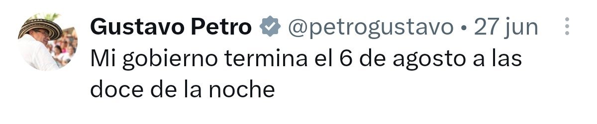 Capscottmitc's tweet photo. @petrogustavo Petro esta amenazando al pais? No entendi https://t.co/q42U3EaZay