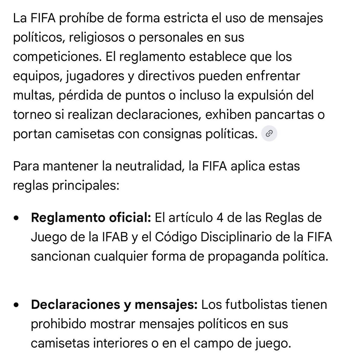 gigiogarcialive's tweet photo. @marca Para la #FIFA, #Argentina 🇦🇷 y #Messi juegan con otro reglamento diferente a los demás.... PUNTO FINAL https://t.co/gnBpDKrNkM