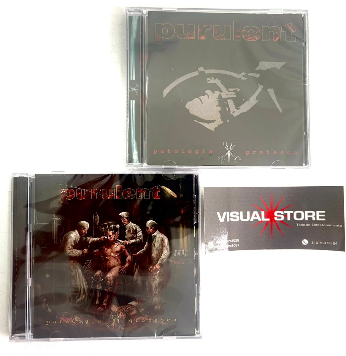 visualstore2020's tweet photo. Disponibles cd´s de la agrupación de Death Grind Metal PURULENT para entrega inmediata.!

📷 Para mayor información y pedidos:

https://t.co/AEPAMuluaX

Merchandise oficial y original 📷📷

#VisualStore # metalhead #entretenimiento https://t.co/NV8VGJPJGm