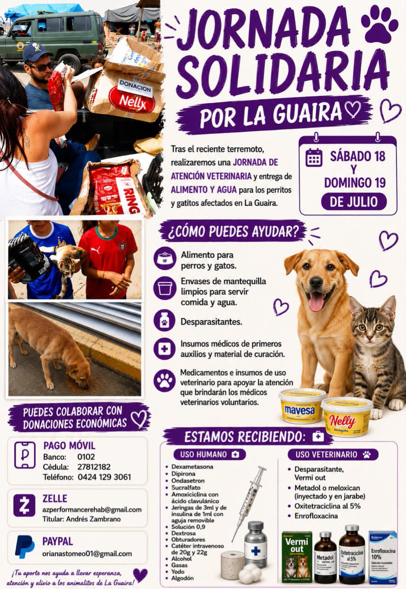 infinitoanimal2's tweet photo. Recuerden también está la gente del junquito y aquí en san Bernardino necesitan apoyo aún son muchos meses que faltan 🙏🆘🆘🆘 RT @PerroUsuario https://t.co/BvyaaKZizf