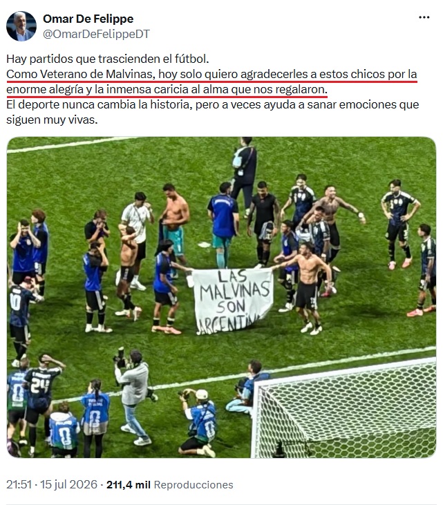 BlogHincha's tweet photo. . @JMilei &amp; #MonteORTIVA A COMERLA! Los #Jugadores de #SelecciónArgentina TUVIERON los #HUEVOS QUE Uds. NO TIENEN y MOSTRARON al MUNDO LO QUE PENSAMOS los #Argentinos SOBRE las #IslasMalvinas NO COMO VOS y TU #GobiernoDeMierda QUE SON #TRAIDORES y #VendePatria GRACIAS MUCHACHOS! https://t.co/B8B0dQV0I9