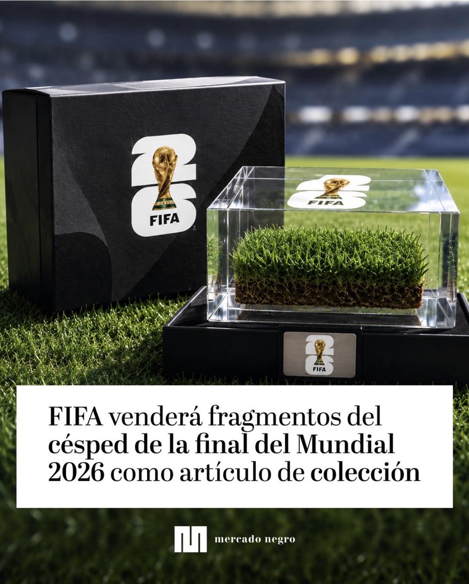 ayra327's tweet photo. La fifa sabe cuan idiotas son los hombres que vieron negocio en algo tan estúpido como vender césped https://t.co/PdoJjXZJGv