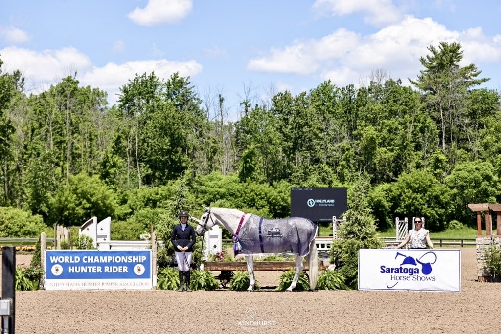 AggieEquestrian's tweet photo. Grace Shipman has been busy this summer:

1st USHJA National Hunter Derby @ Saratoga Classic &amp; Fairfield @ Benefit
WCHR Grand Champion 3’3 Amateur Owner @ Saratoga
1st Ariat &amp; NHS Medals @ Old Salem
Reserve Champion 3’3 Amateur Owners
2nd in Med Jr/Am Jumper Classic @ Saratoga https://t.co/c6s8GwqAMM