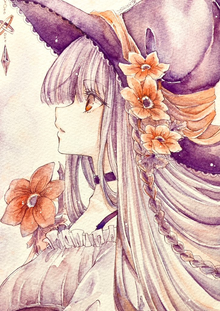 ub_laplus_'s tweet photo. アナログ/奇跡の1枚たち
#アナログイラスト
#透明水彩 https://t.co/dHzDcDcV9I