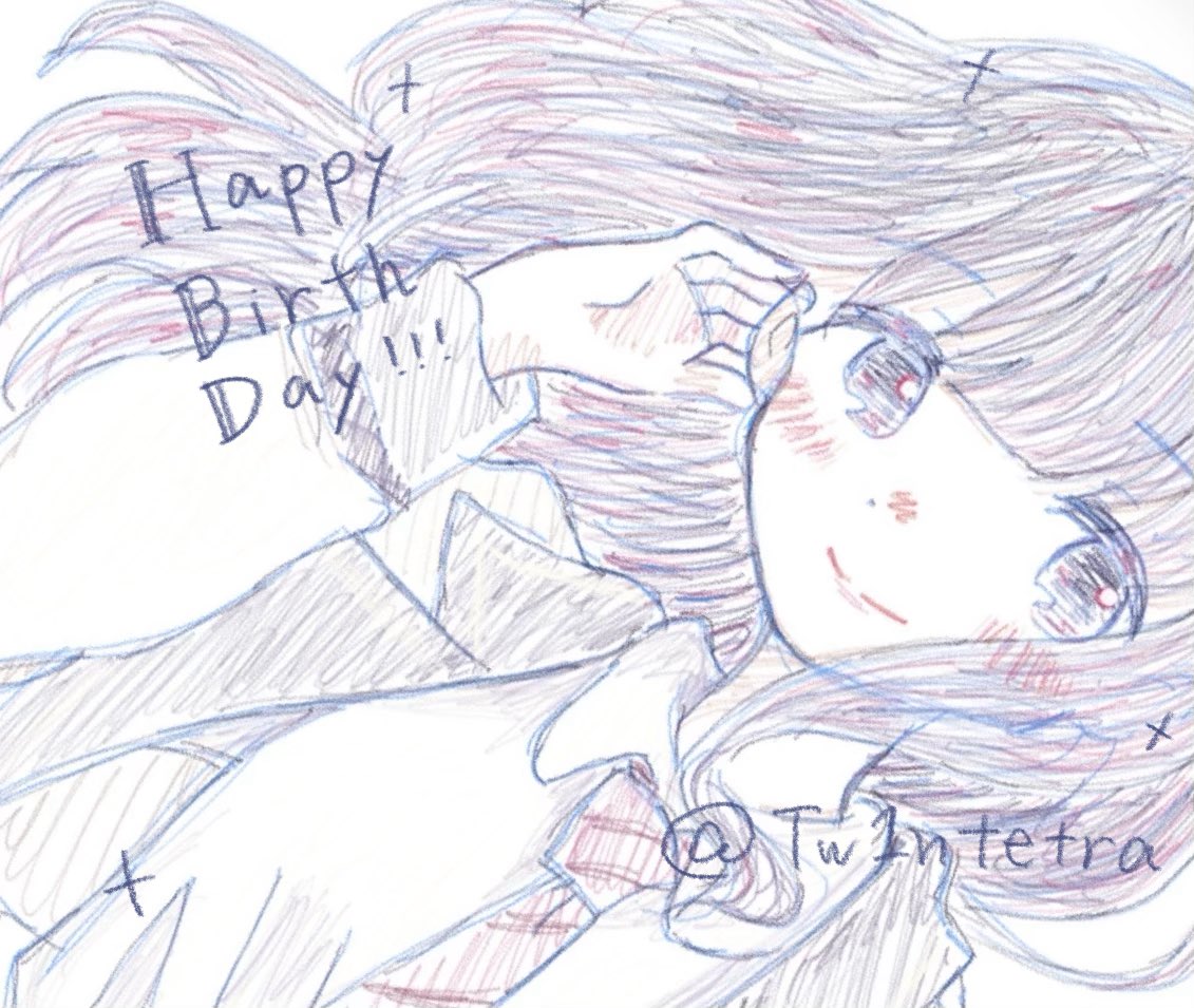 Tw1ntetra's tweet photo. #三角葵生誕祭2026 
#ongeki_art 
葵ちゃんお誕生日おめでとう〜‼️ https://t.co/gd2eyihBWD