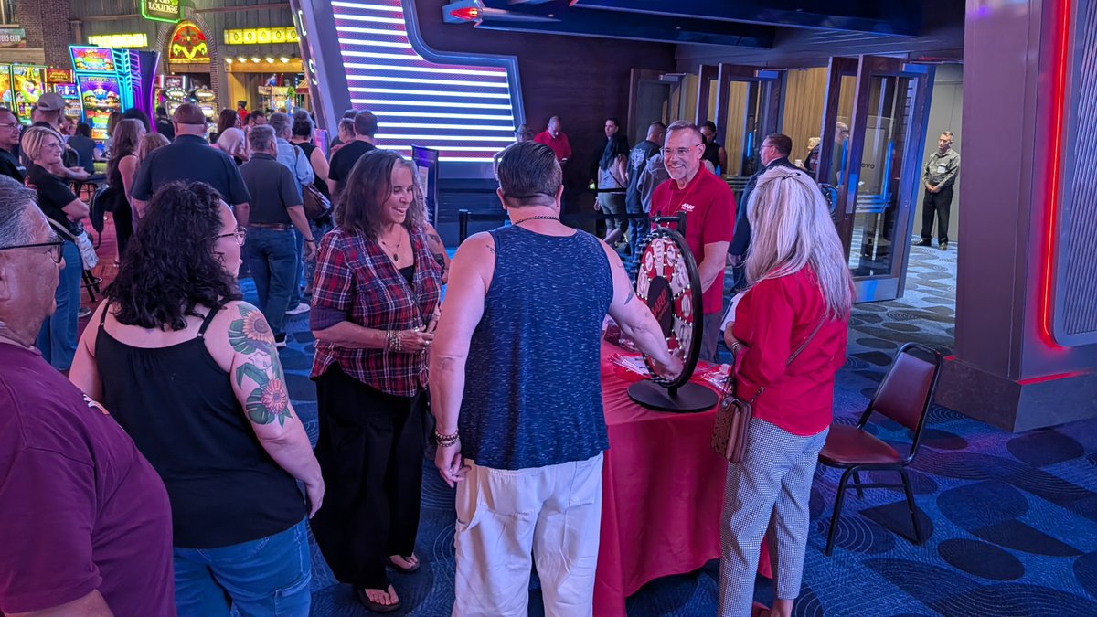AARPNM's tweet photo. AARPNM volunteers were on hand Saturday to share information with attendees at the Gen X Takeover Comedy Tour at Route 66 Casino.  The tour, sponsored by AARP, features influencers: The Real Slim Sherri, The Dadbod Veteran, The Professor, and Kelly Manno. https://t.co/imD6okr9Yf
