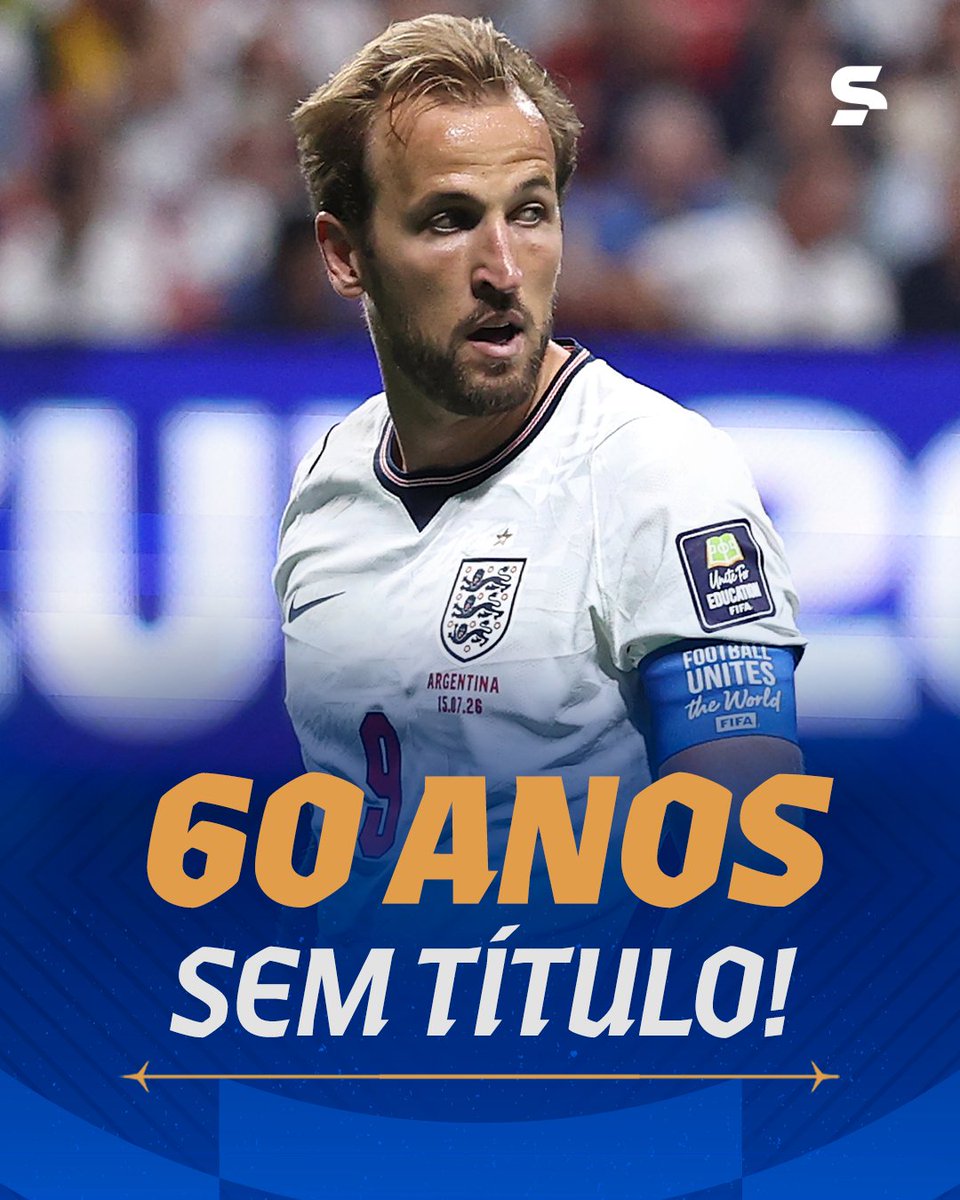 sportv's tweet photo. IT'S NOT COMING HOME! 🏴󠁧󠁢󠁥󠁮󠁧󠁿😭

A eliminação para a Espanha adiou mais uma vez o sonho inglês. Com a queda na semifinal da Copa do Mundo de 2026, a Inglaterra chega a seis décadas sem conquistar um grande título de seleções desde a Copa do Mundo de 1966. A geração talentosa bateu na trave mais uma vez e terá que esperar por uma nova oportunidade.

*Contém texto alternativo

#CopaNaGlobo #ViveNaGente #Inglaterra #Bellingham #Argentina