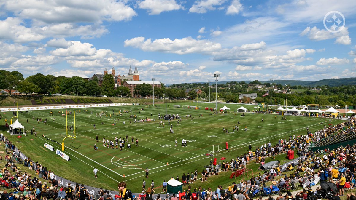 steelers's tweet photo. 2️⃣ weeks until #SteelersCamp ‼️ https://t.co/X8VqYcTBFe