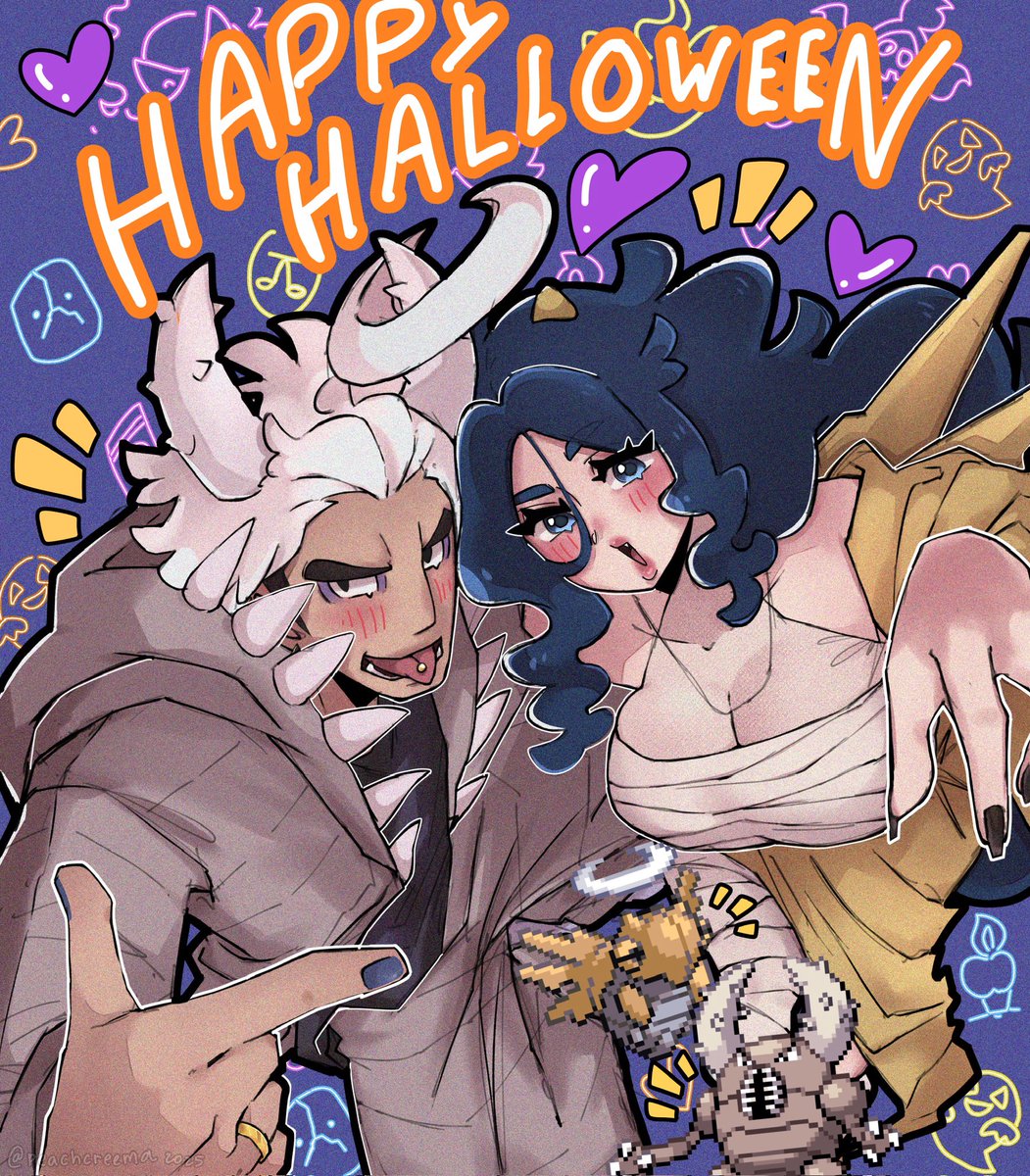 peachcreema's tweet photo. What the hell sure, I 🤍 Guzma  (I havent drawn them in ages tho 💔) https://t.co/zdAo04Dvbx