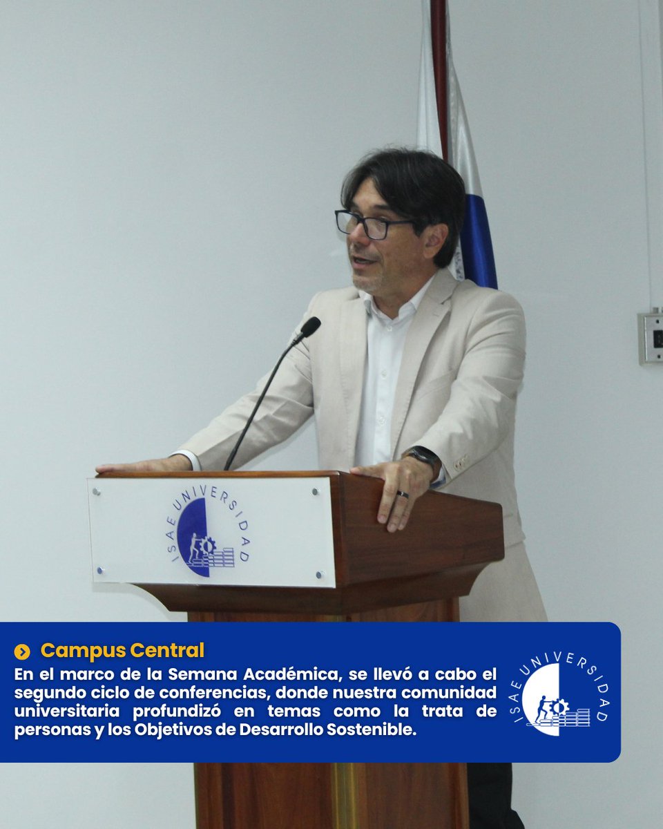 ISAEUniversidad's tweet photo. Campus Central llevó a cabo el segundo ciclo de conferencias de la Semana Académica 2026.
 
Lee la nota competa aquí: 
https://t.co/dZAC8AGQDe https://t.co/ilYVTSyJG0