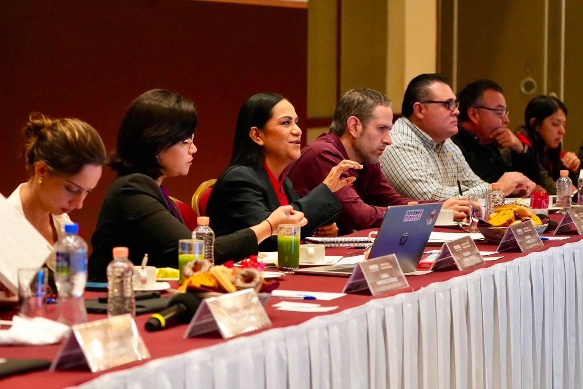 ManuelZavalaCAM's tweet photo. Sostuvimos una reunión con las presidentas y los presidentes de los Comités Ejecutivos Estatales de Morena Sí para fortalecer la coordinación, dar seguimiento a las tareas de organización y seguir consolidando nuestro movimiento en todo el país. 🇲🇽
#UnidadYOrganización https://t.co/WhYse7XD3X