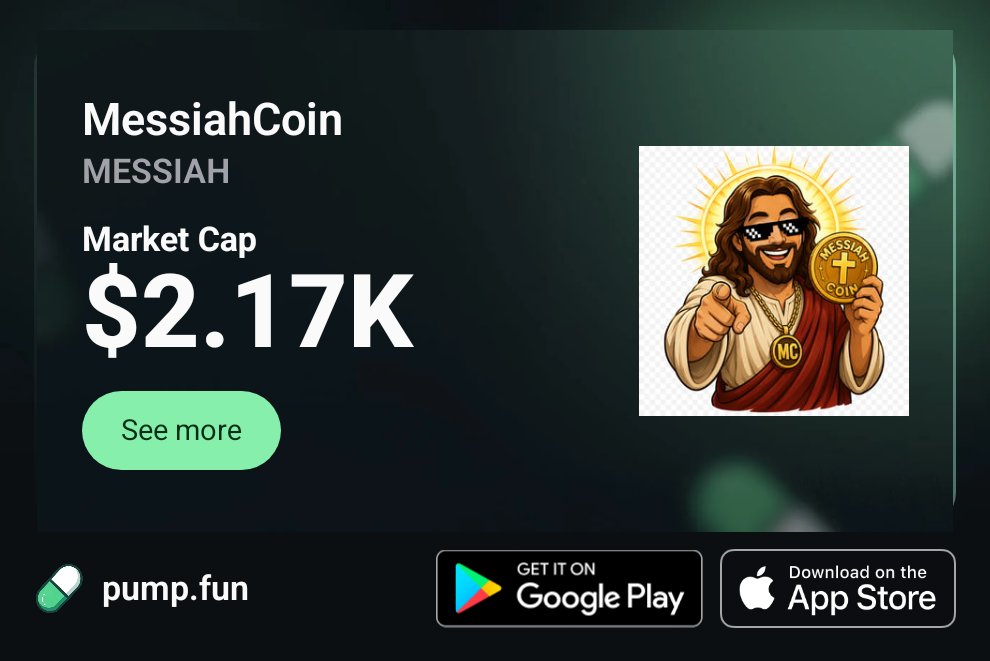 DEV_MESSIAHCOIN's tweet photo. @CoinMarketCap #AMEN https://t.co/hR1A7zrxHV
